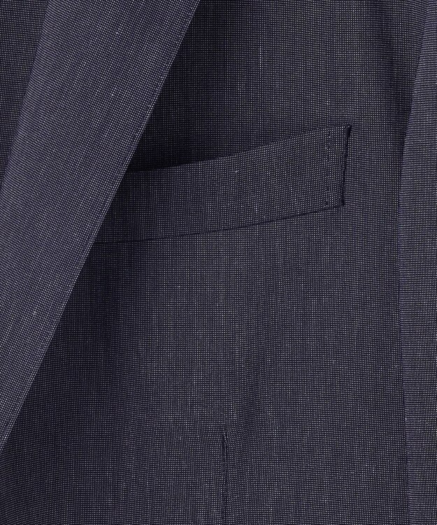 JOSEPH HOMME 新素材【洗える/ストレッチ】ピンヘッドリネンストレッチ　ジャケット ネイビー系