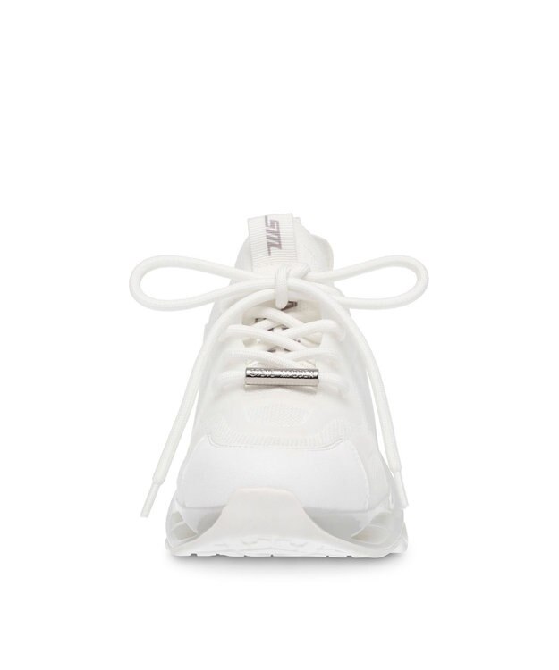 STEVE MADDEN ROCKETS スパイラルソールスニーカー ホワイトホワイト