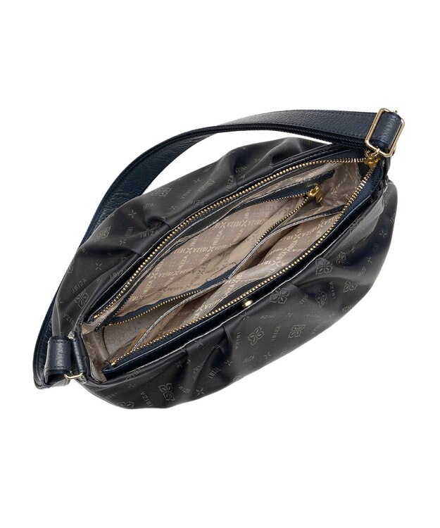 IBIZA ロゴナイロン　ショルダーバッグ 濃紺