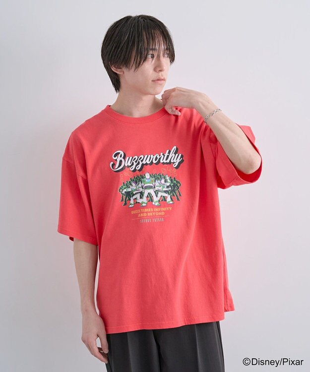 Green Parks トイストーリー／ウ゛ィンテージ風Ｔシャツ Red