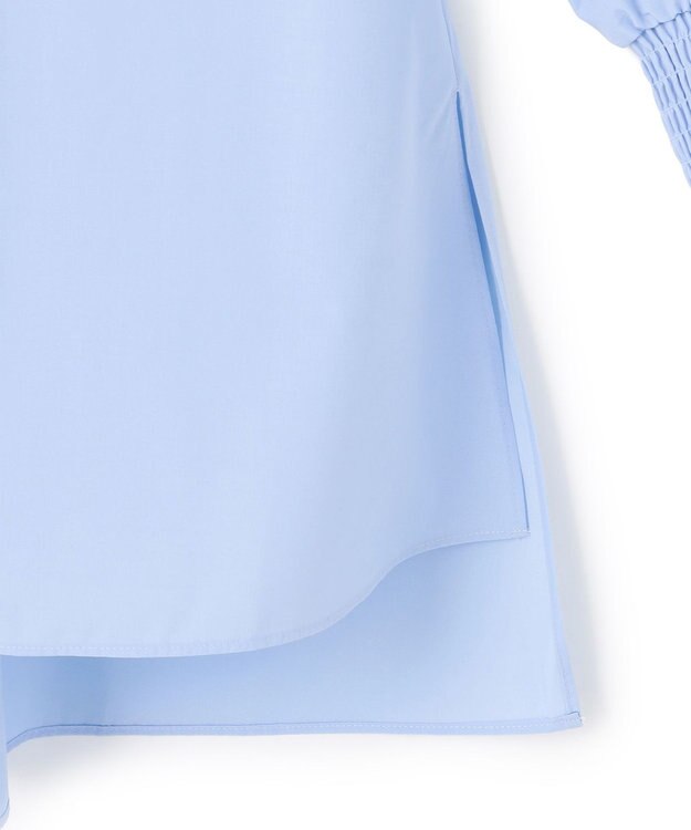 UNFILO 【新色追加】ボリュームスリーブ ブラウス サックス