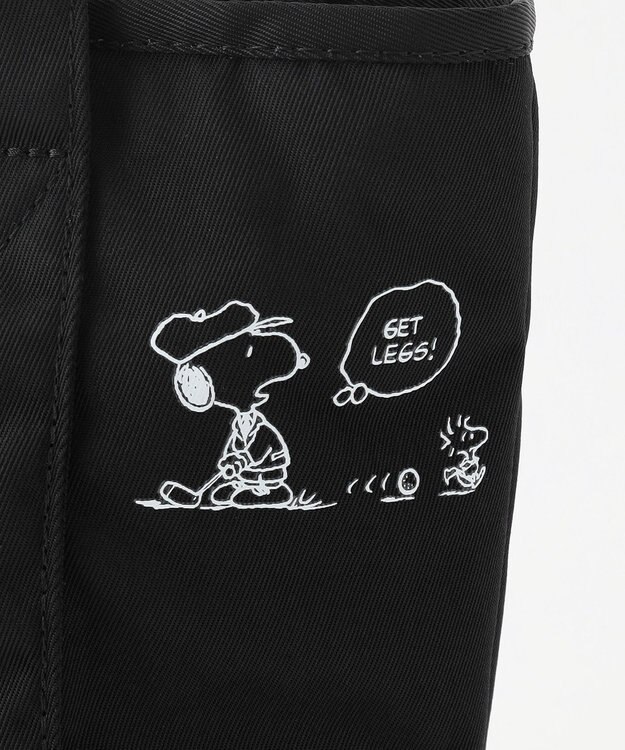 23区GOLF 【UNISEX】『PEANUTS』コラボ　保冷機能付きカートバッグ ブラック系