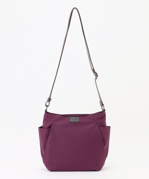 Y'SACCS 【ナイロンタフタ】トラベルショルダー mini パープル