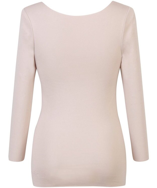 Wing あったかインナー 綿100％(肌側) アウターにひびきにくい ムレにくい 【綿の贅沢 ここちフラット】 8分袖 長袖 秋 冬 EL4872 ウイング／ワコール ベージュ