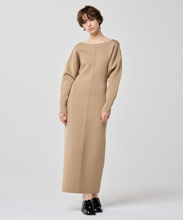 uncrave シルキーニット ワンピース（uncrave WHITE） ベージュ