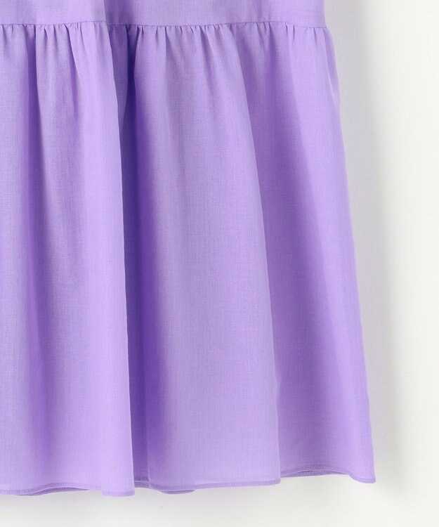 自由区 S ノースリーブコットン ブラウス ラベンダー