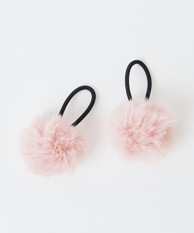 WEGO L2Pポンポンヘアゴム ピンク