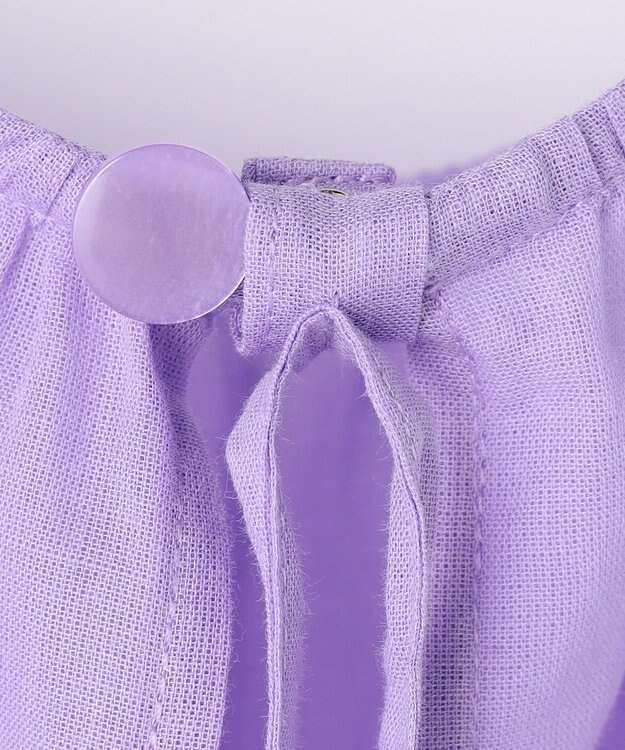 自由区 S ノースリーブコットン ブラウス ラベンダー