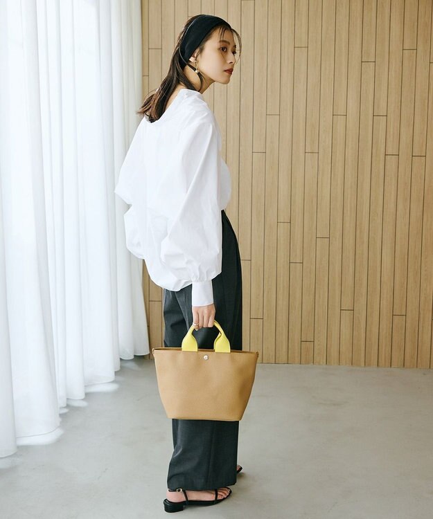 TOPKAPI 【Breath TOPKAPI】SCOTCH GRAIN スコッチグレイン プレーン トートバッグ M キャメル