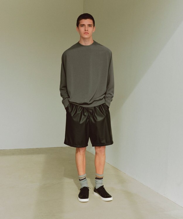 UNFILO MENS クイックドライ ロングスリーブTEE [24年春夏商品] セージグリーン