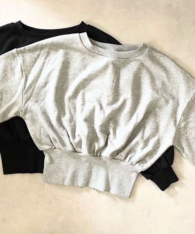 Green Parks バックＺＩＰスウェット Black