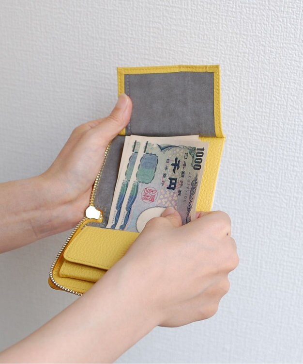 blancle シュリンクレザー Jジップウォレット ブラック