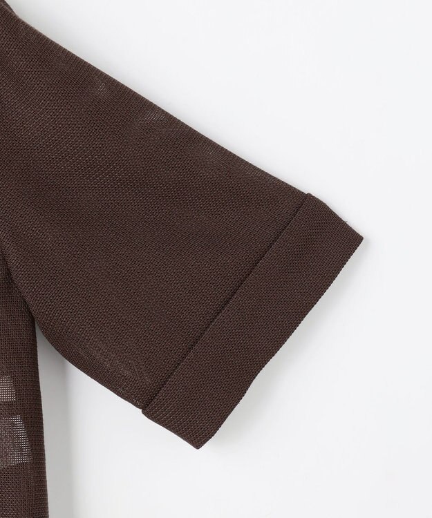 ANY SIS ツイーディカラミ ジャケット ブラウン