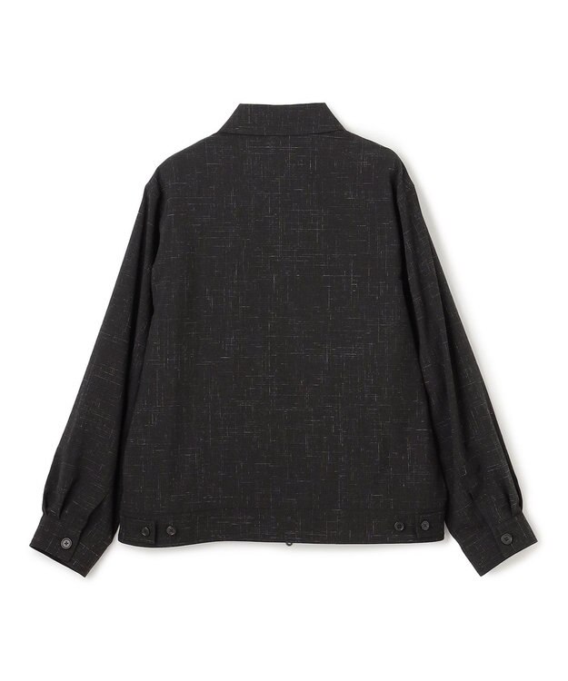 JOSEPH HOMME 【HIGH GRADE LINE】カスリウールワッシャー　ジップアップブルゾン ブラック系