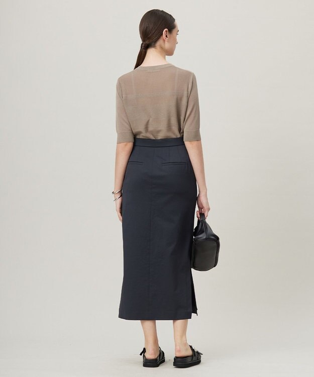 ICB 【洗える】 レースパターン ニット クリームブラウン系