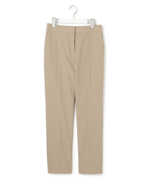 ICB 【洗える】 トリアセボディシェルピーチ スティックパンツ ライトカーキ系