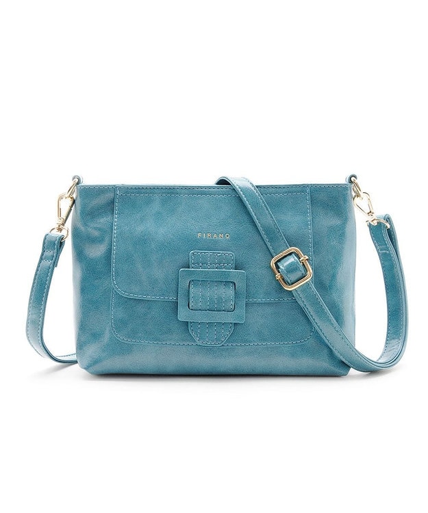 MioFIRANO バックル付きトートバッグ＆ショルダーバッグセット 2WAY A4サイズ対応　FIRANO フィラノ BLUE