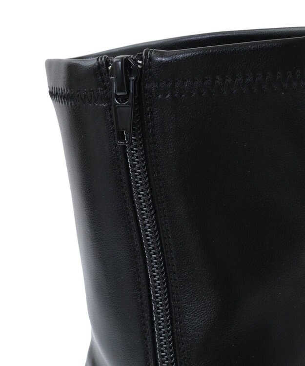 YECCA VECCA ストレッチミドルブーツ Black