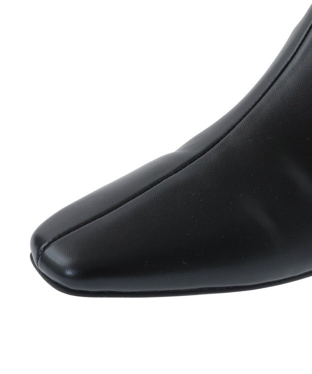 YECCA VECCA ストレッチミドルブーツ Black