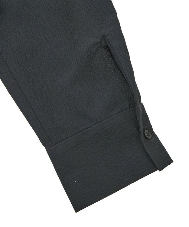 earth music&ecology フリルセーラーカラーブラウス Black