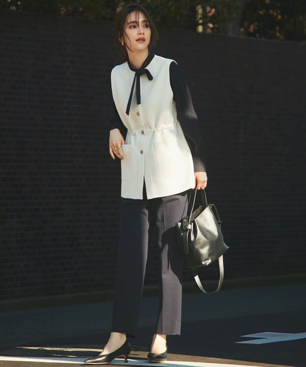 23区 レザー2WAY ショルダーバッグ ブラック系