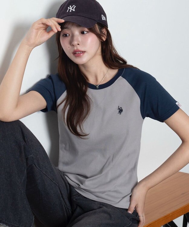 WEGO 【SMLサイズ展開】U.S. POLO ASSN.別注コンパクトTシャツ 柄2