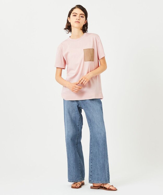 BEIGE， MOULINS / Tシャツ Nude×Tan