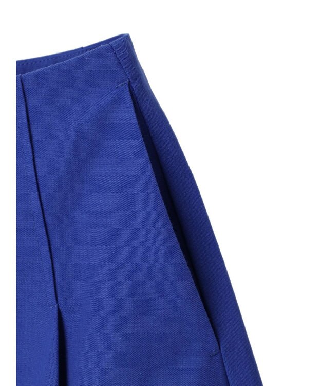 Green Parks 綿麻混フレアスカート Black