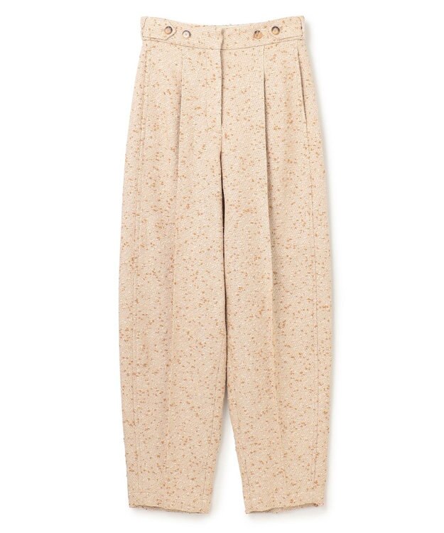 JOSEPH ツイード　フルレングストラウザーズ Ivory/Clay