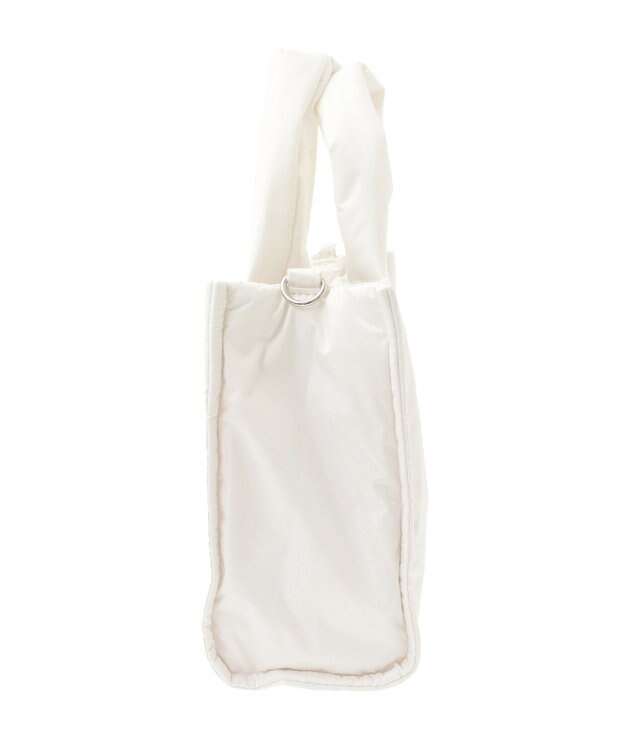 Maison de FLEUR リボン刺繍パファー2Wayトートバッグ Ivory