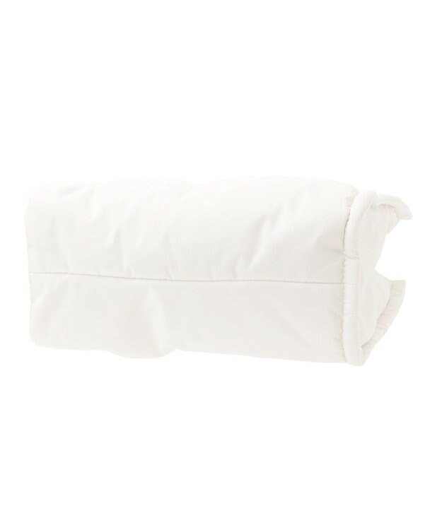 Maison de FLEUR リボン刺繍パファー2Wayトートバッグ Ivory