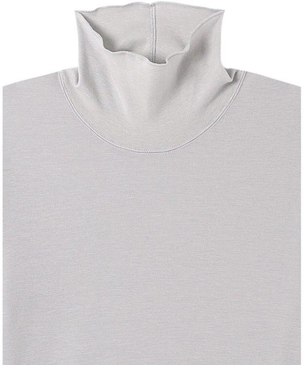 ワコール／睡眠科学 トップス 9分袖 長袖 ハイネック あたたかい 吸湿発熱性(本体) YEY031 睡眠科学／ワコール チャコールグレー