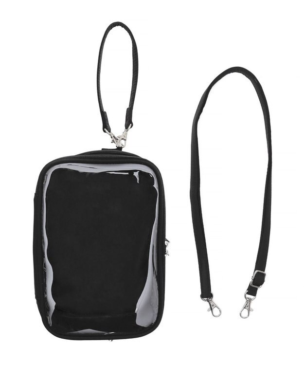 WEGO 【痛バ＆推し活グッズ】マルチWAYぬいポーチ ブラック