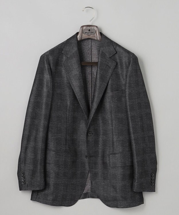 GOTAIRIKU セットアップ仕様【猛暑対応の7機能】カラミ セットアップジャケット_グレンチェック(26年モデル) グレー×グレンチェック柄