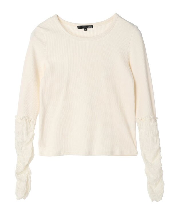 Green Parks ・ＳＵＧＡＲ　ＳＰＯＯＮ　チュールキリカエロンＴＥＥ Off White