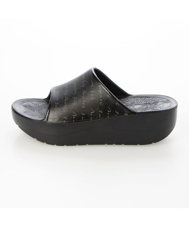 ing <ing>【3E】リカバリーミュールサンダル ブラック