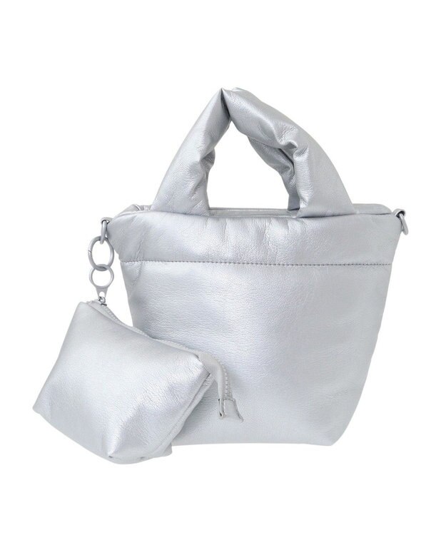 Green Parks ・ｃａｃｈｅ　ｃａｃｈｅポーチ付パフィ２ｗａｙバッ