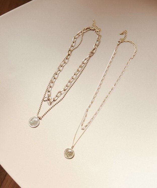 WEGO 【ANGIE VINTAGE】レイヤードネックレス 柄2