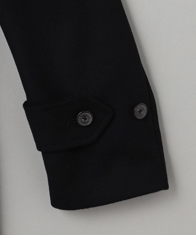 GOTAIRIKU ウールカシミヤビーバー_ステンカラー ブラック系8