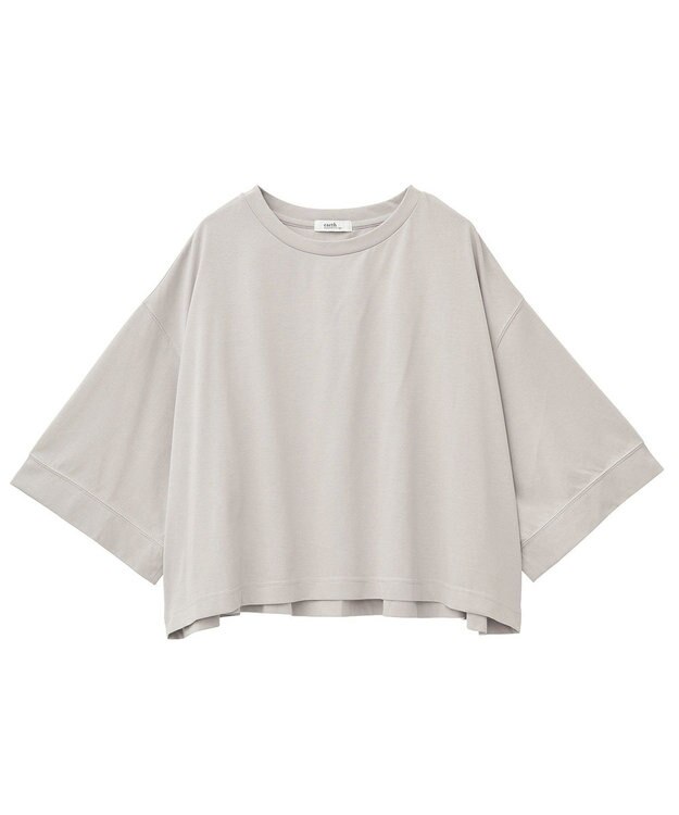 earth music&ecology 【接触冷感】バックギャザーＴｅｅ Beige