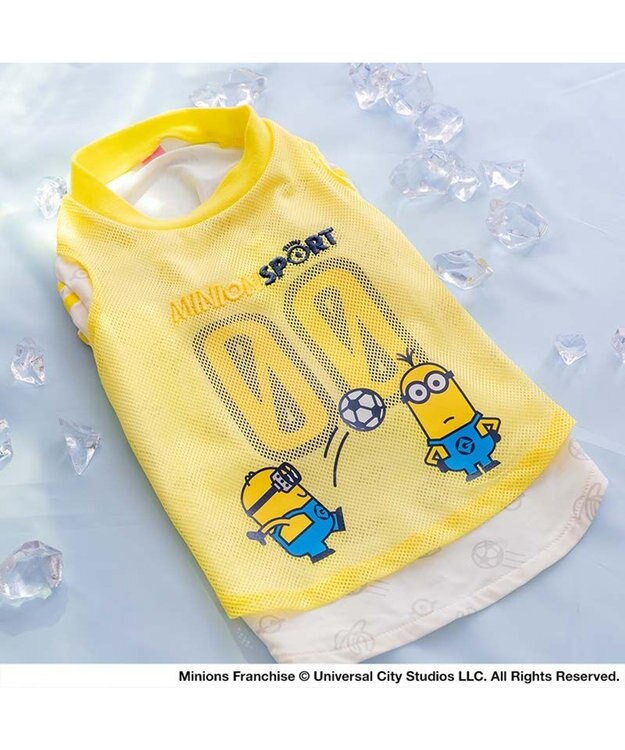 PET PARADISE ミニオン クールＴシャツ 《スポーツ柄》 小型犬 イエロー