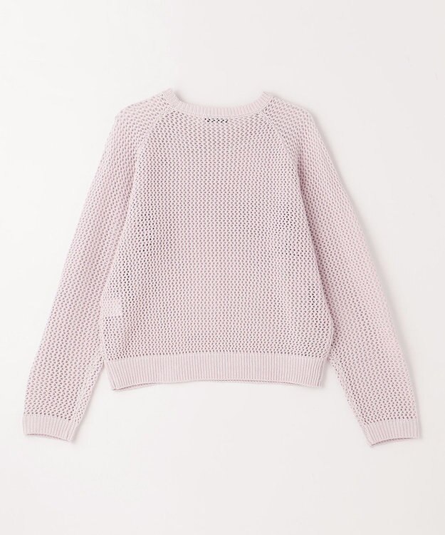 ANY L メッシュプルオーバー ラベンダー