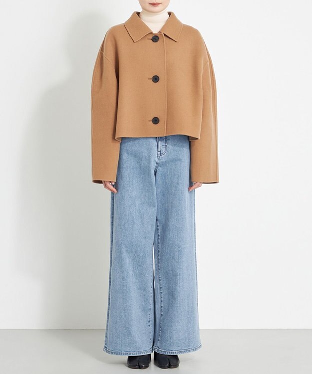 NAVE クロップドリバージャケット キャメル系