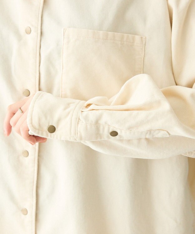 CRAFT STANDARD BOUTIQUE コーデュロイシャツ Ivory