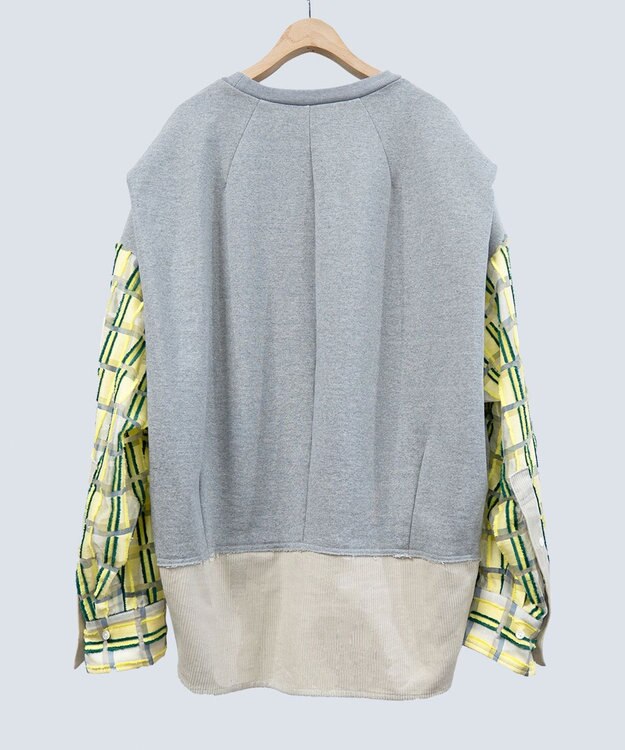 COQ 【日本製】COMPOSITE プルオーバー ライトグレー