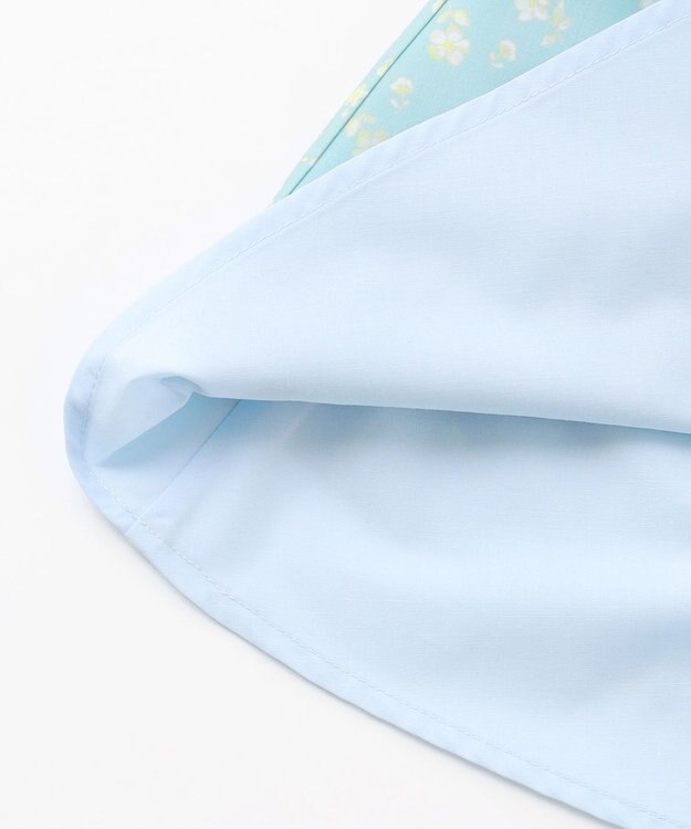 組曲 KIDS 【150-160㎝】フラワーパッチワークスカート サックスブルー系5