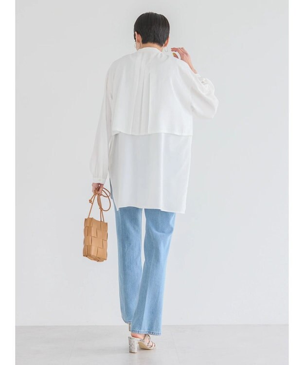 AMERICAN HOLIC サラックールレイヤードシャツチュニック Ivory