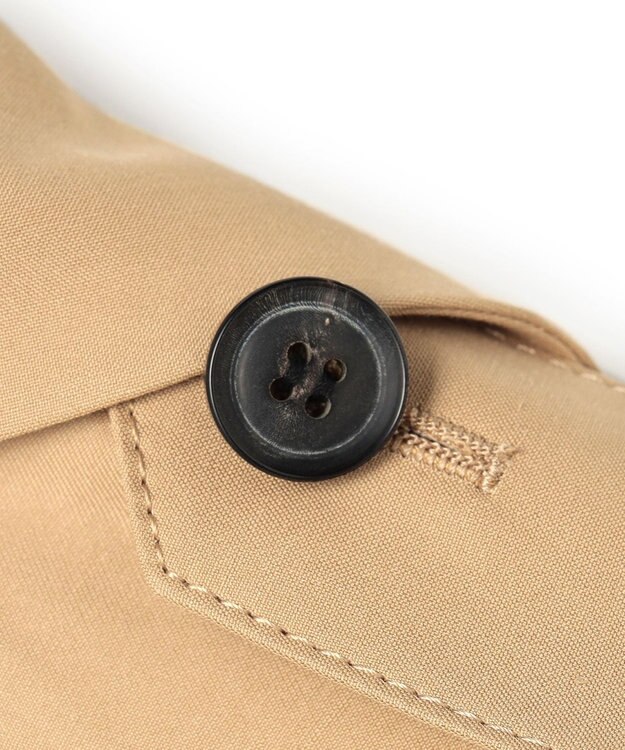 BEIGE， VESZELYITE / ラップショートトレンチコート Camel