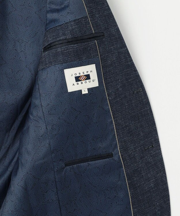 JOSEPH ABBOUD 【多機能/ストレッチ】ツィーディージャージー ジャケット ブルー系