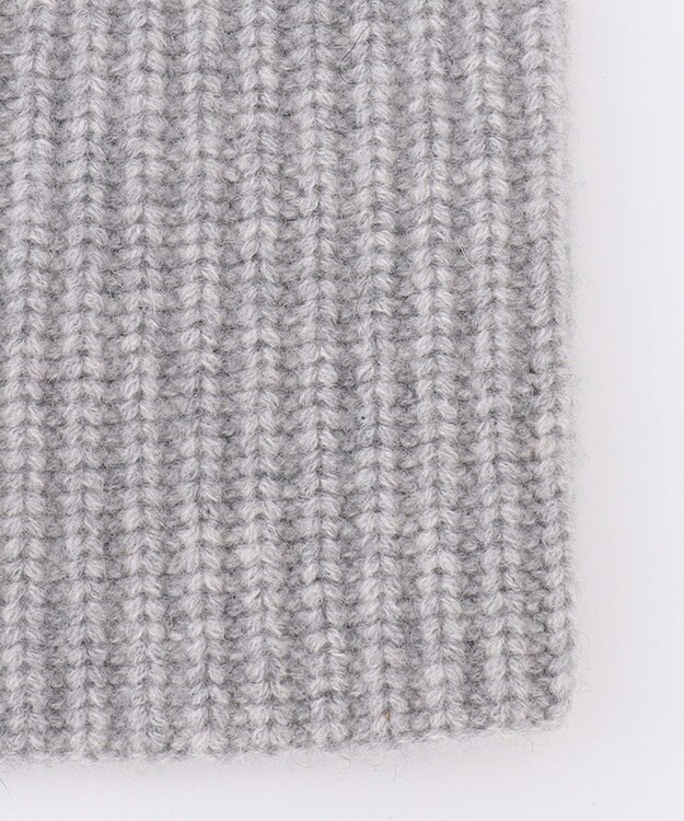 23区 ピュアカシミヤ ネック ウォーマー ライトグレー系